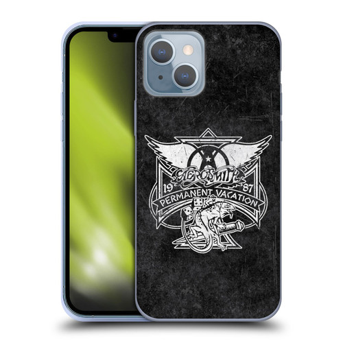 Aerosmith Black And White 1987 Permanent Vacation Soft Gel Case for Apple iPhone 14