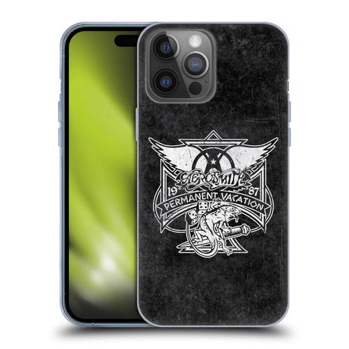 Aerosmith Black And White 1987 Permanent Vacation Soft Gel Case for Apple iPhone 14 Pro Max