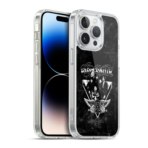 Aerosmith Black And White World Tour Soft Gel Case for Apple iPhone 14 Pro & MagSafe