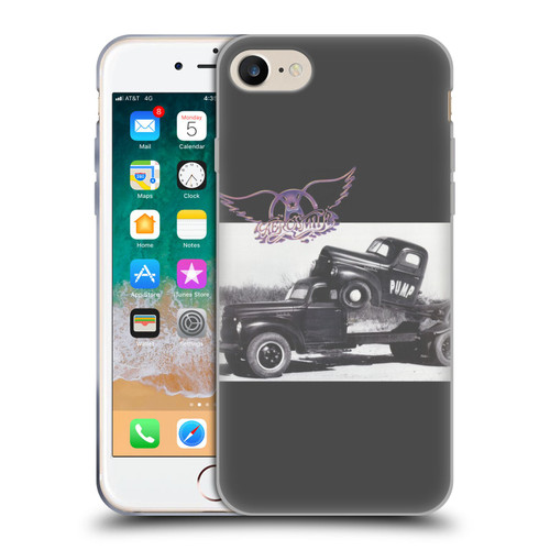 Aerosmith Black And White The Pump Soft Gel Case for Apple iPhone 7 / 8 / SE 2020 & 2022