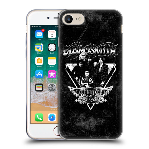 Aerosmith Black And White World Tour Soft Gel Case for Apple iPhone 7 / 8 / SE 2020 & 2022