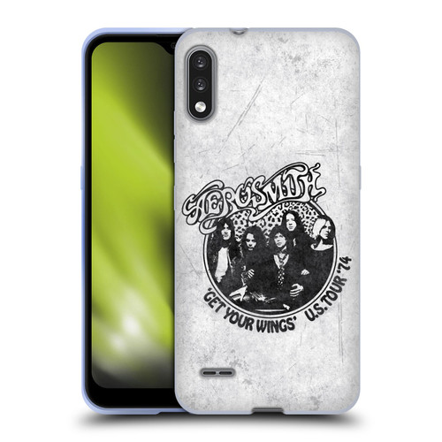 Aerosmith Black And White Get Your Wings US Tour Soft Gel Case for LG K22