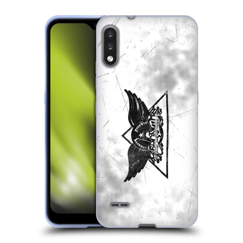 Aerosmith Black And White Triangle Winged Logo Soft Gel Case for LG K22