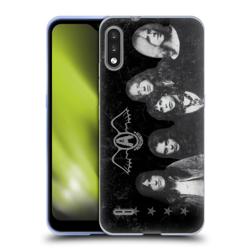 Aerosmith Black And White Vintage Photo Soft Gel Case for LG K22