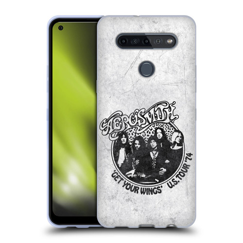 Aerosmith Black And White Get Your Wings US Tour Soft Gel Case for LG K51S