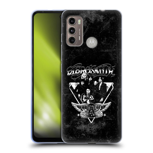 Aerosmith Black And White World Tour Soft Gel Case for Motorola Moto G60 / Moto G40 Fusion