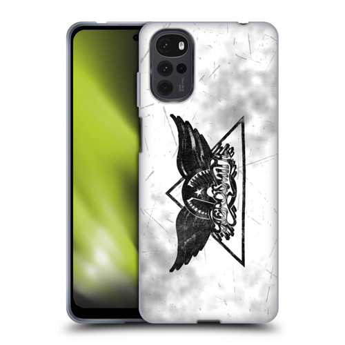 Aerosmith Black And White Triangle Winged Logo Soft Gel Case for Motorola Moto G22