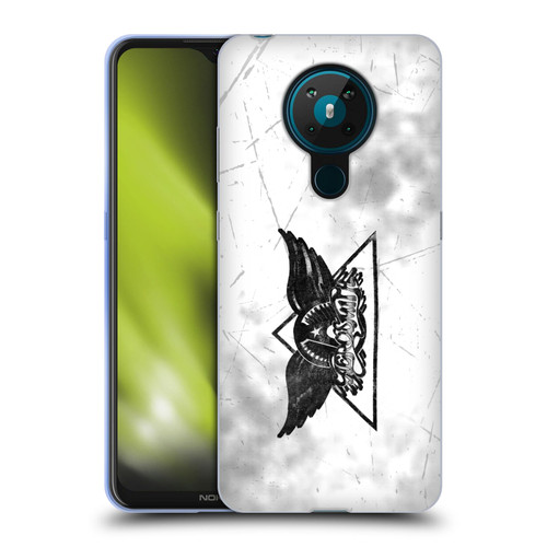 Aerosmith Black And White Triangle Winged Logo Soft Gel Case for Nokia 5.3