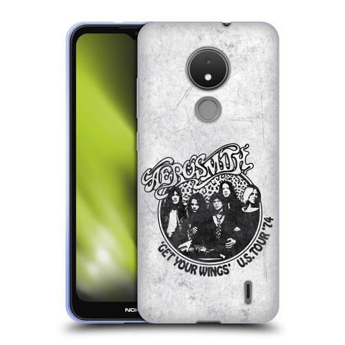 Aerosmith Black And White Get Your Wings US Tour Soft Gel Case for Nokia C21