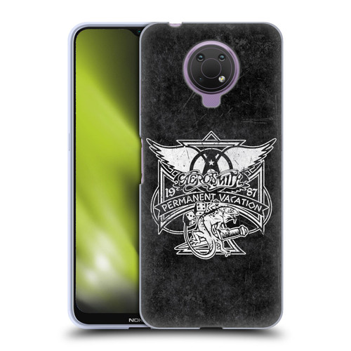 Aerosmith Black And White 1987 Permanent Vacation Soft Gel Case for Nokia G10
