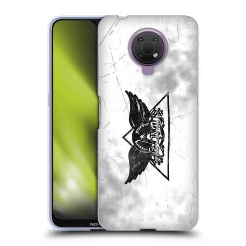 Aerosmith Black And White Triangle Winged Logo Soft Gel Case for Nokia G10