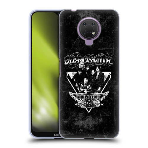 Aerosmith Black And White World Tour Soft Gel Case for Nokia G10