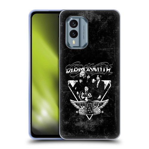 Aerosmith Black And White World Tour Soft Gel Case for Nokia X30