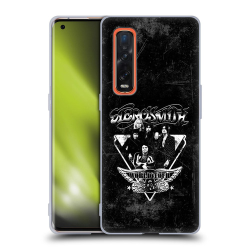 Aerosmith Black And White World Tour Soft Gel Case for OPPO Find X2 Pro 5G