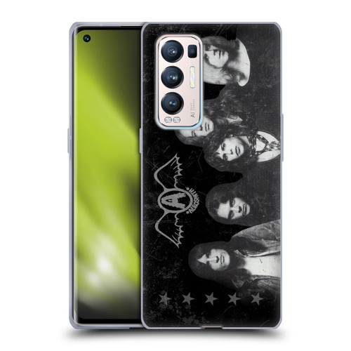 Aerosmith Black And White Vintage Photo Soft Gel Case for OPPO Find X3 Neo / Reno5 Pro+ 5G