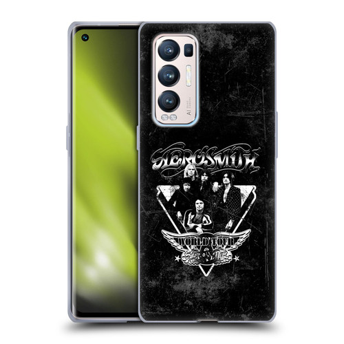 Aerosmith Black And White World Tour Soft Gel Case for OPPO Find X3 Neo / Reno5 Pro+ 5G