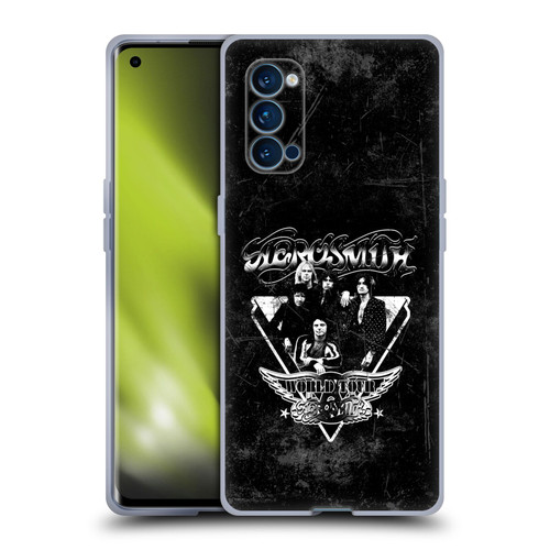 Aerosmith Black And White World Tour Soft Gel Case for OPPO Reno 4 Pro 5G