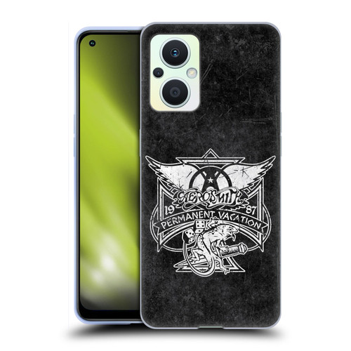 Aerosmith Black And White 1987 Permanent Vacation Soft Gel Case for OPPO Reno8 Lite