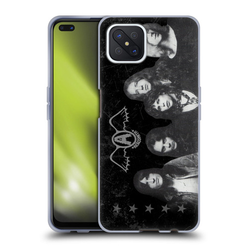 Aerosmith Black And White Vintage Photo Soft Gel Case for OPPO Reno4 Z 5G