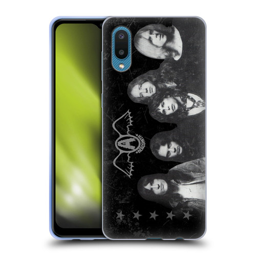 Aerosmith Black And White Vintage Photo Soft Gel Case for Samsung Galaxy A02/M02 (2021)