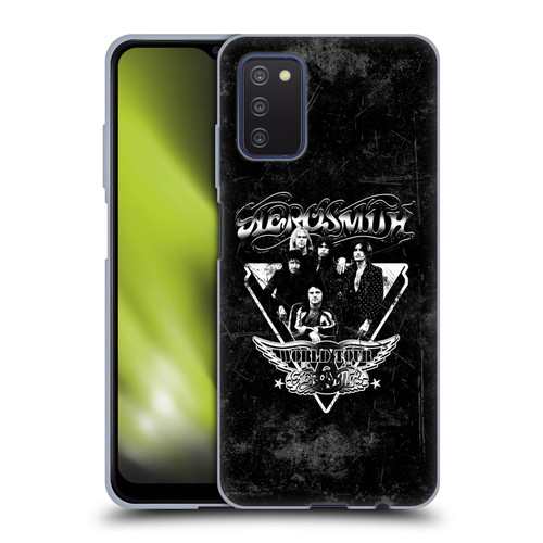 Aerosmith Black And White World Tour Soft Gel Case for Samsung Galaxy A03s (2021)