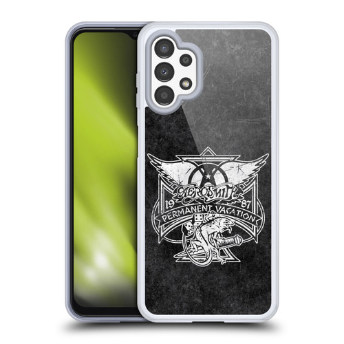 Aerosmith Black And White 1987 Permanent Vacation Soft Gel Case for Samsung Galaxy A13 (2022)