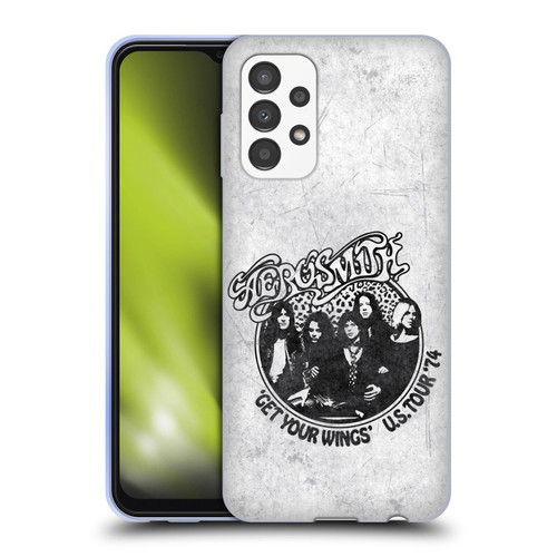 Aerosmith Black And White Get Your Wings US Tour Soft Gel Case for Samsung Galaxy A13 (2022)