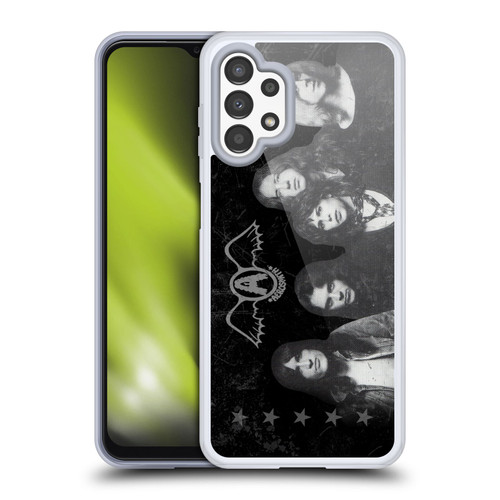 Aerosmith Black And White Vintage Photo Soft Gel Case for Samsung Galaxy A13 (2022)