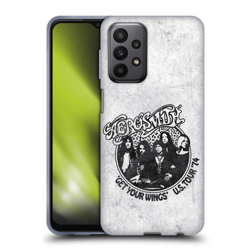 Aerosmith Black And White Get Your Wings US Tour Soft Gel Case for Samsung Galaxy A23 / 5G (2022)
