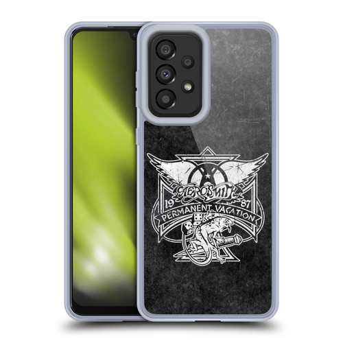 Aerosmith Black And White 1987 Permanent Vacation Soft Gel Case for Samsung Galaxy A33 5G (2022)