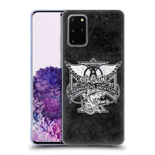 Aerosmith Black And White 1987 Permanent Vacation Soft Gel Case for Samsung Galaxy S20+ / S20+ 5G