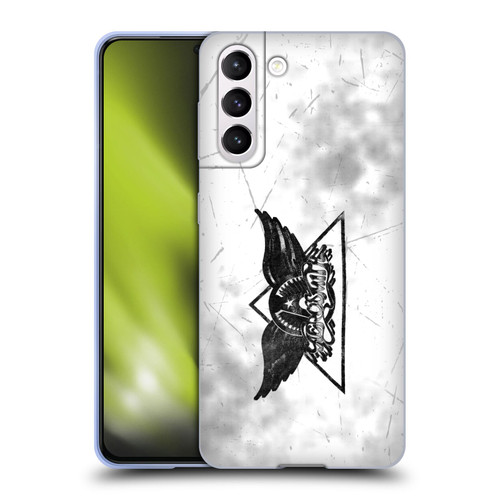 Aerosmith Black And White Triangle Winged Logo Soft Gel Case for Samsung Galaxy S21 5G