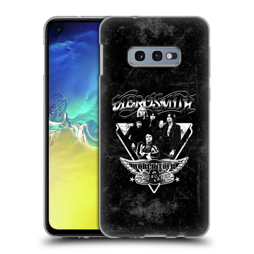 Aerosmith Black And White World Tour Soft Gel Case for Samsung Galaxy S10e