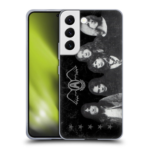 Aerosmith Black And White Vintage Photo Soft Gel Case for Samsung Galaxy S22 5G