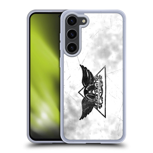 Aerosmith Black And White Triangle Winged Logo Soft Gel Case for Samsung Galaxy S23+ 5G