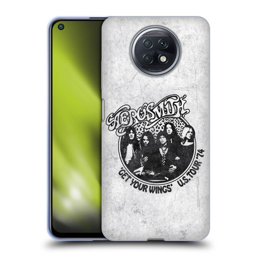 Aerosmith Black And White Get Your Wings US Tour Soft Gel Case for Xiaomi Redmi Note 9T 5G