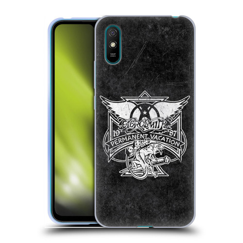 Aerosmith Black And White 1987 Permanent Vacation Soft Gel Case for Xiaomi Redmi 9A / Redmi 9AT