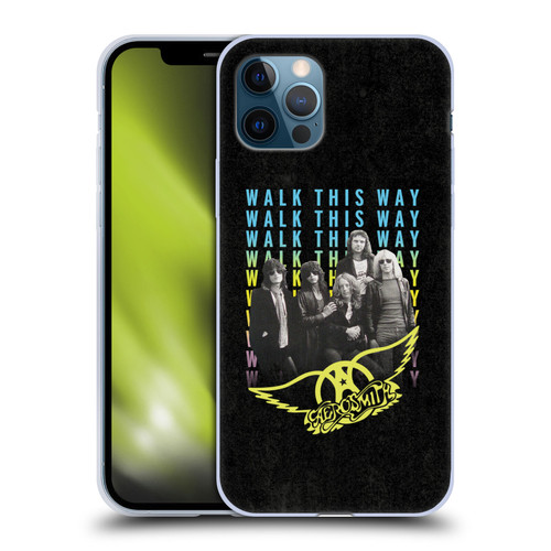 Aerosmith Classics Walk This Way Soft Gel Case for Apple iPhone 12 / iPhone 12 Pro