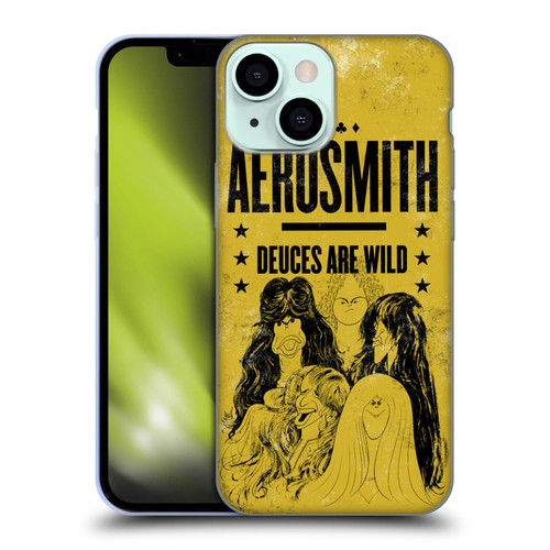 Aerosmith Classics Deuces Are Wild Soft Gel Case for Apple iPhone 13 Mini