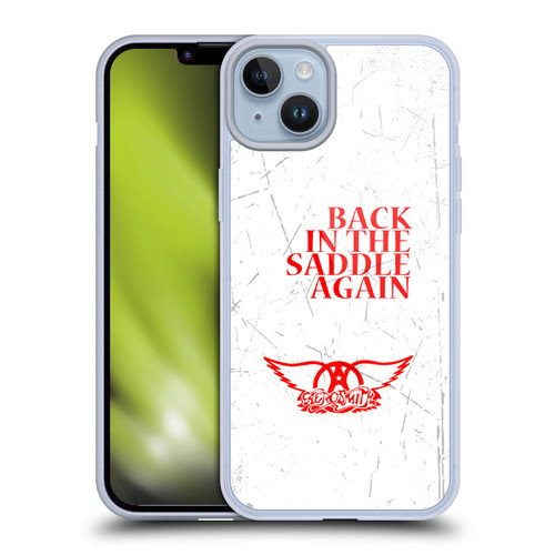 Aerosmith Classics Back In The Saddle Again Soft Gel Case for Apple iPhone 14 Plus