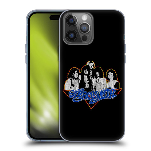 Aerosmith Classics Group Photo Vintage Soft Gel Case for Apple iPhone 14 Pro Max