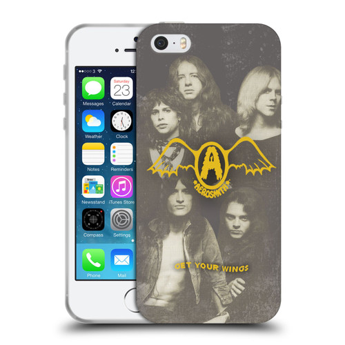 Aerosmith Classics Get Your Wings Soft Gel Case for Apple iPhone 5 / 5s / iPhone SE 2016