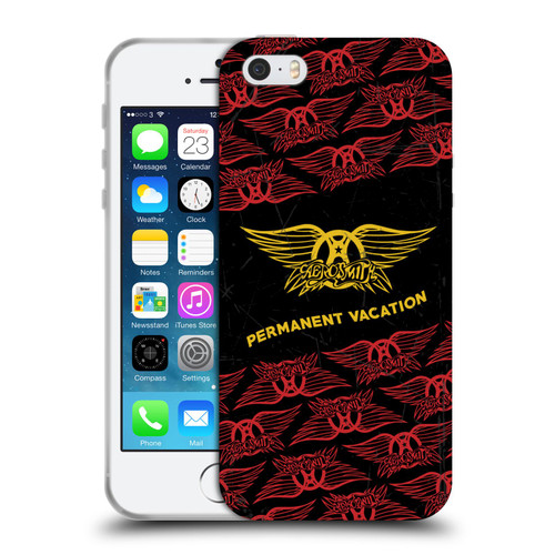 Aerosmith Classics Permanent Vacation Soft Gel Case for Apple iPhone 5 / 5s / iPhone SE 2016