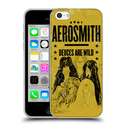 Aerosmith Classics Deuces Are Wild Soft Gel Case for Apple iPhone 5c