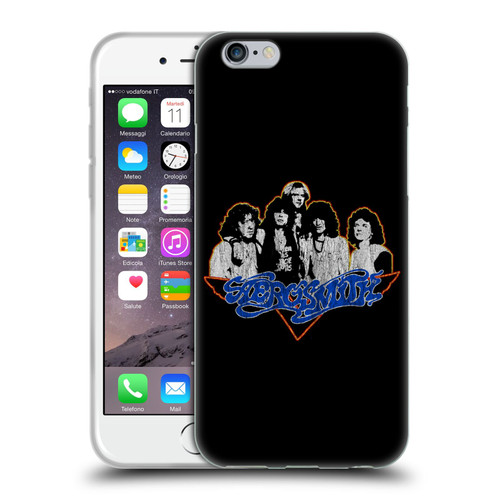 Aerosmith Classics Group Photo Vintage Soft Gel Case for Apple iPhone 6 / iPhone 6s