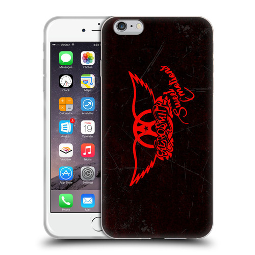 Aerosmith Classics Red Winged Sweet Emotions Soft Gel Case for Apple iPhone 6 Plus / iPhone 6s Plus