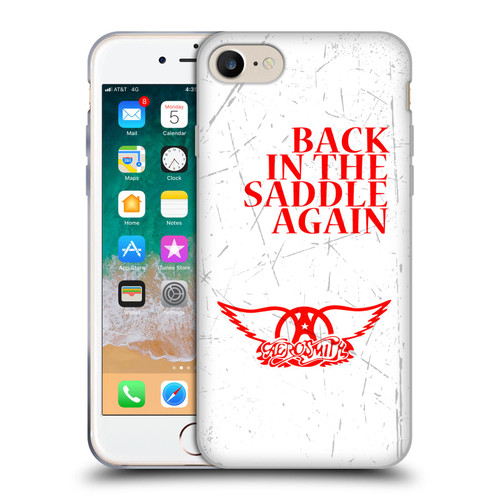 Aerosmith Classics Back In The Saddle Again Soft Gel Case for Apple iPhone 7 / 8 / SE 2020 & 2022