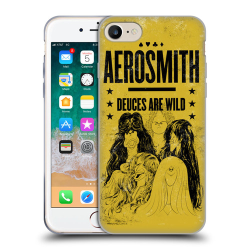 Aerosmith Classics Deuces Are Wild Soft Gel Case for Apple iPhone 7 / 8 / SE 2020 & 2022