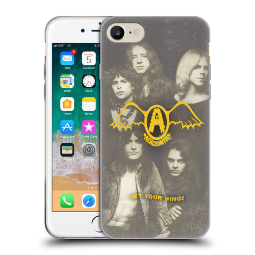 Aerosmith Classics Get Your Wings Soft Gel Case for Apple iPhone 7 / 8 / SE 2020 & 2022