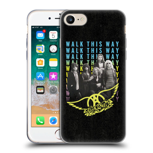 Aerosmith Classics Walk This Way Soft Gel Case for Apple iPhone 7 / 8 / SE 2020 & 2022
